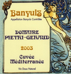 Banyuls - Domaine PIETRI GÉRAUD - CUVÉE MÉDITERRANÉE 2008