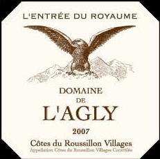 Ctes du Roussillon Villages Rouge - Domaine de L'AGLY - Cuve L'ENTREE DU ROYAUME 2005